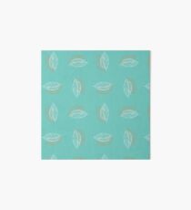 birdlike drawing color pattern with feathers seamless colorful repeat pattern Art Board