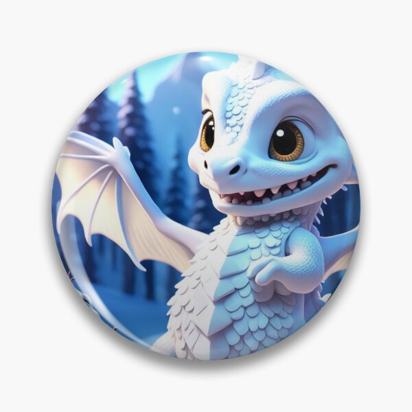 Artikelvorschau, Winterdrache entworfen und verkauft von Melissa Salazar.