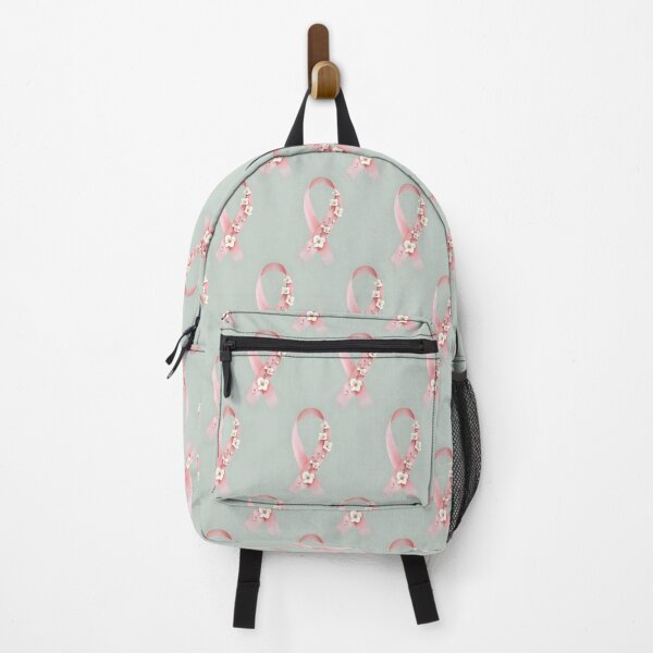 Item preview, The pink, floral, anti-cancer label designed and sold by Marcu Ioachim.
