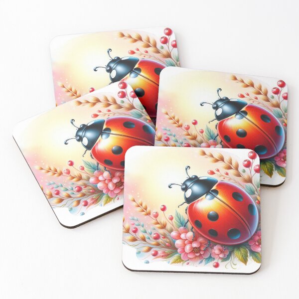 Item preview, Spring  ladybug with Bloom flowers,Bloom Boom,Spring,floral designed and sold by Expressions-Sel.