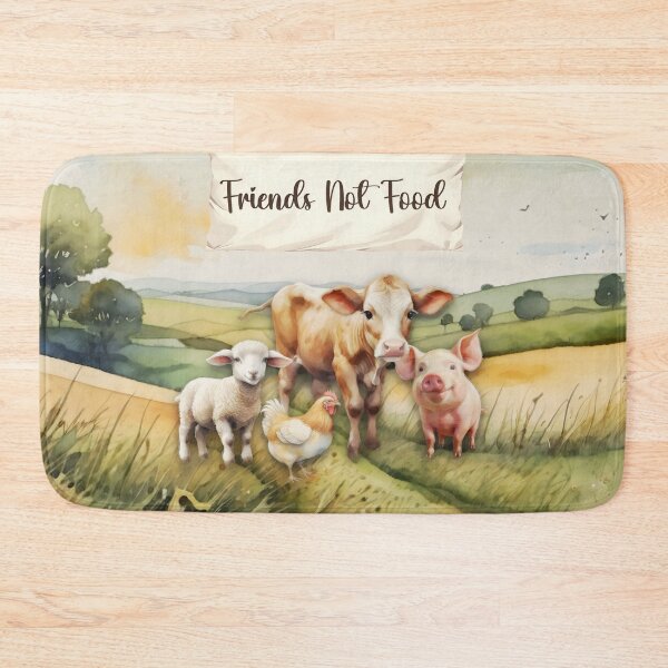 Item preview, Vegan Friends Not Food designed and sold by NikkiBear67.