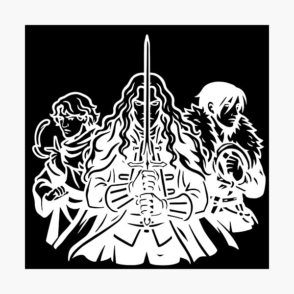 Item preview, Castlevania Netflix Fanart – Dark Gothic Anime Trio | Alucard, Sypha & Belmont Retro Comic Style Design designed and sold by WAUZ.