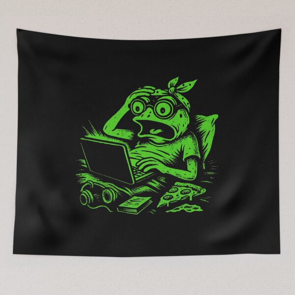 Item preview, The Frog Dislocated at Midnight designed and sold by ATOTI.