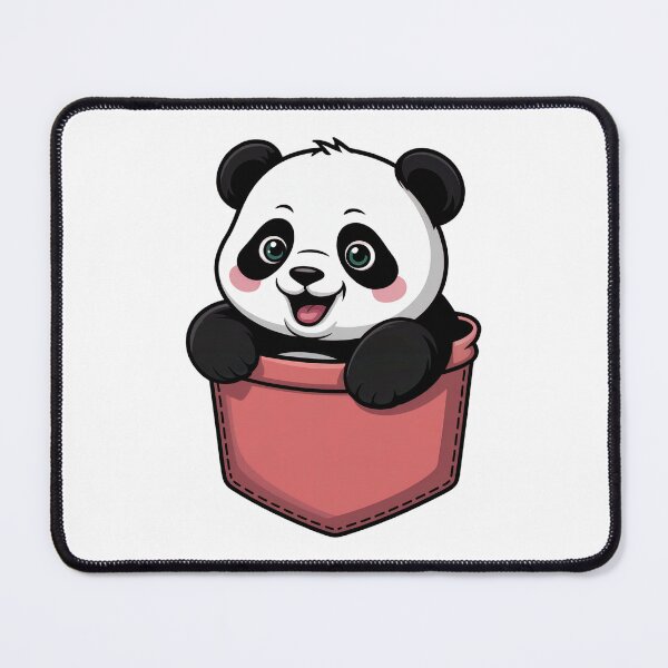 Item preview, Cute Panda in Pocket designed and sold by REBELIUM.