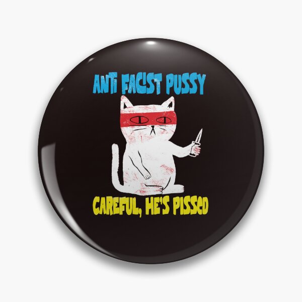 Item preview, The Anti-fascist Pussy tee designed and sold by Furz183.