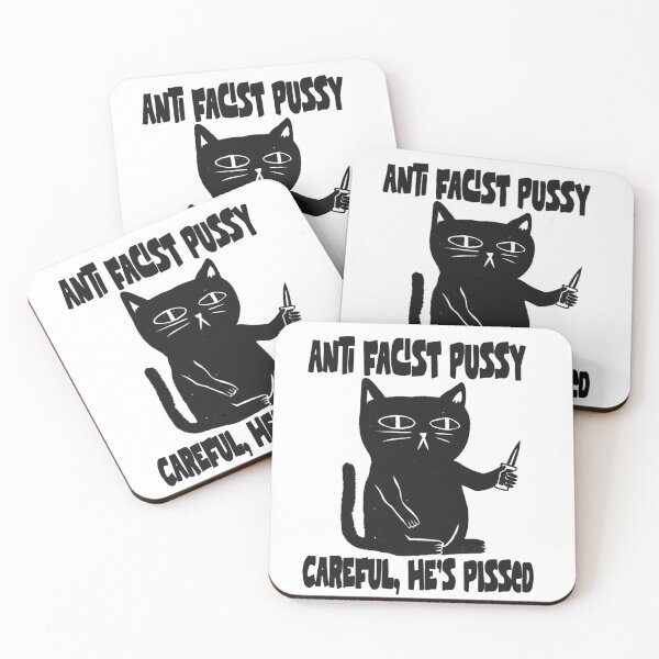Item preview, The Anti-fascist Pussy tee designed and sold by Furz183.
