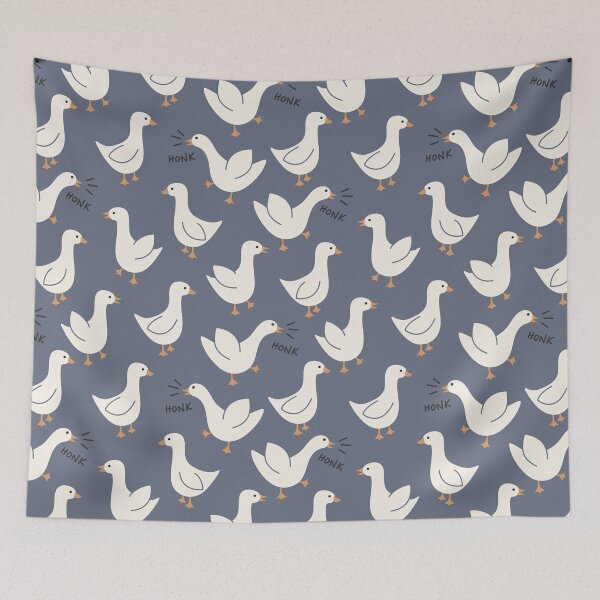 Item preview, honk! geese - dark slate blue  designed and sold by Becca Alessi.