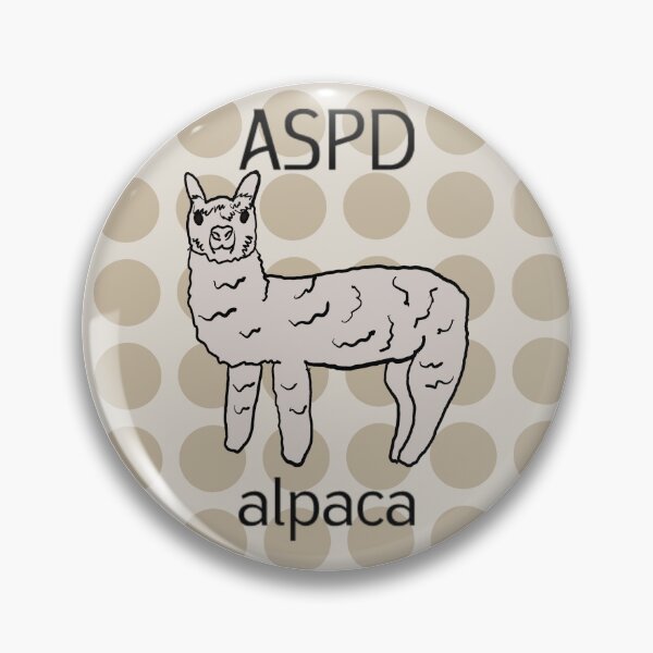 Item preview, ASPD Alpaca designed and sold by gwyntism.