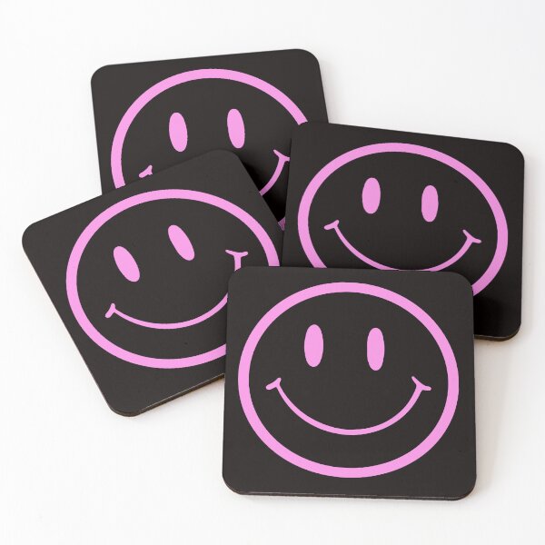 Item preview, Pink smiley face designed and sold by whatthefoxsays.
