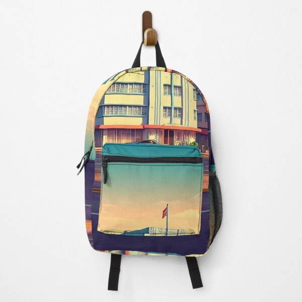 Item preview, Art Deco District Miami: Pastel Architectural Splendor designed and sold by LSVart.