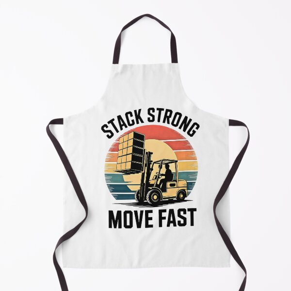 Item preview, Work Strong Move Fast Forklift Driver Gift with Vintage Vibes designed and sold by Taans-Creation.