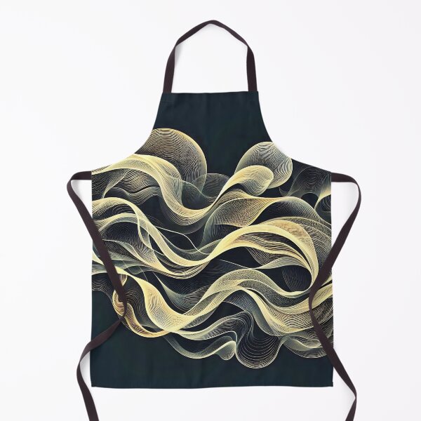 Item preview, Abstract Gold Ribbons designed and sold by Intriguing Designs.