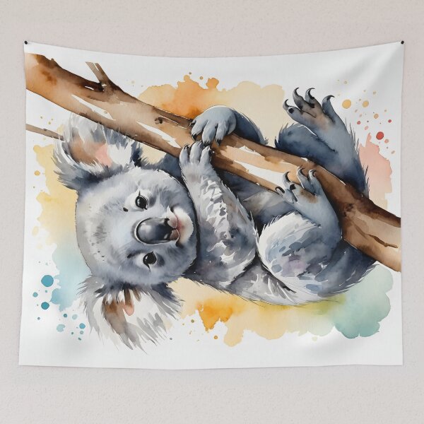 Item preview, Cute koala in colorful watercolor style - animal art designed and sold by Connys Colorful World.