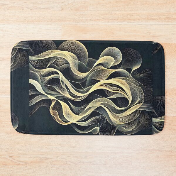 Item preview, Abstract Gold Ribbons designed and sold by Intriguing Designs.
