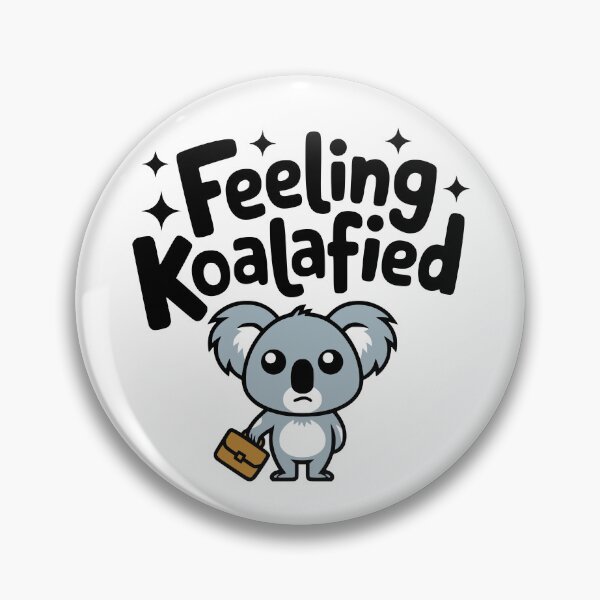 Item preview, Feeling Koalafied! Cute Koala Bear Pun designed and sold by PMCreative.
