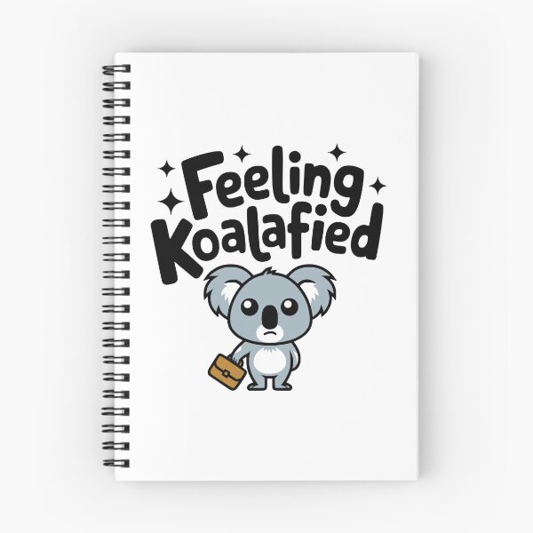 Item preview, Feeling Koalafied! Cute Koala Bear Pun designed and sold by PMCreative.