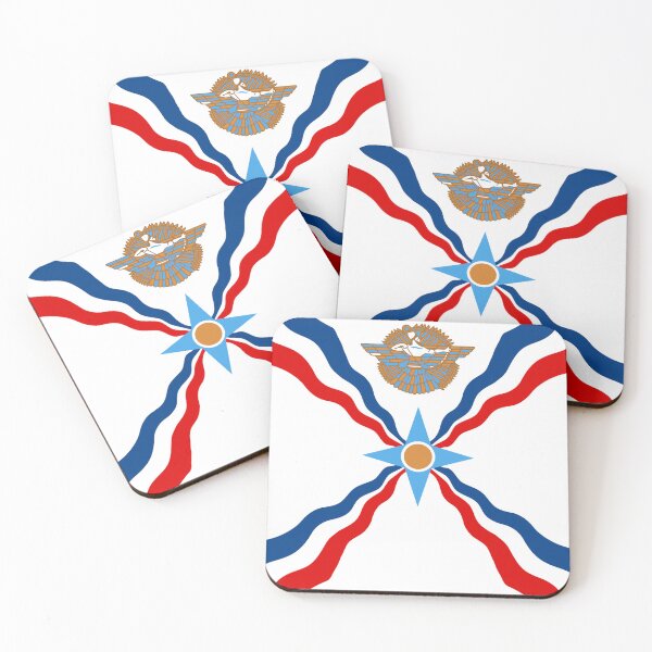 Item preview, Assyrian flag designed and sold by Assyrianize.