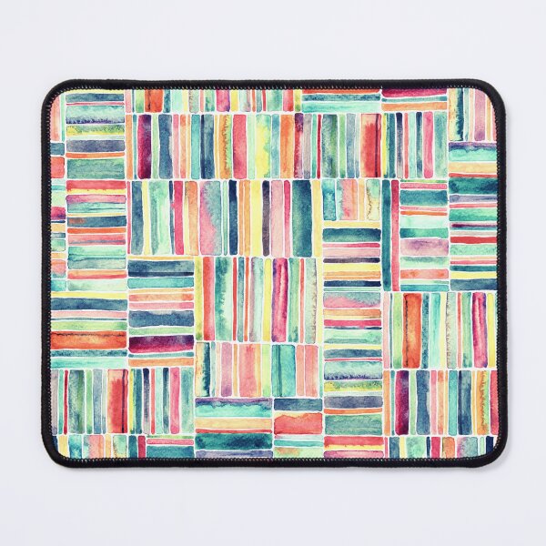 Item preview, Retro Beach Chair Pastel Watercolor Stripes designed and sold by micklyn.