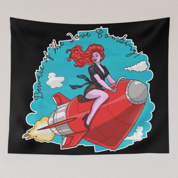Item preview, Love Bombing (color) designed and sold by JoseloRochaArt.