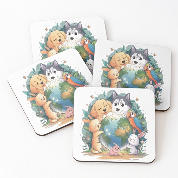 Item preview, Earth Day Pets – Cute Animals Protecting the Planet designed and sold by Petpixy.