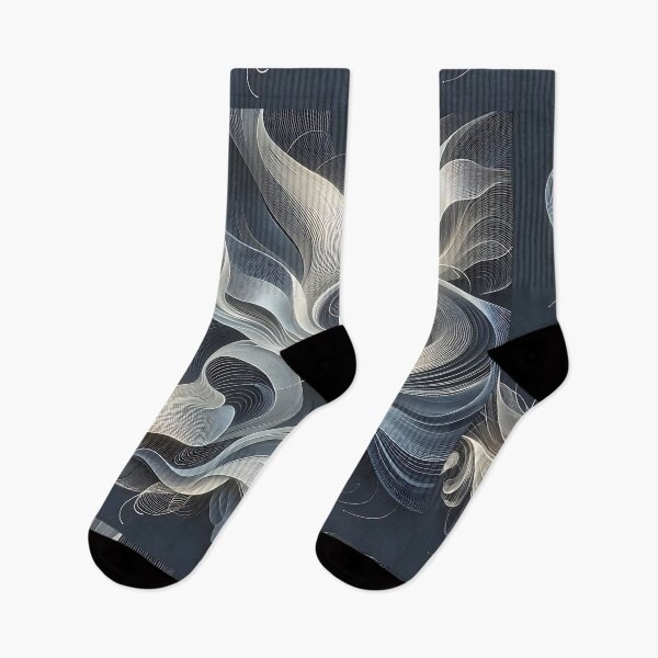 Item preview, Abstract Blue Ribbons designed and sold by Intriguing Designs.