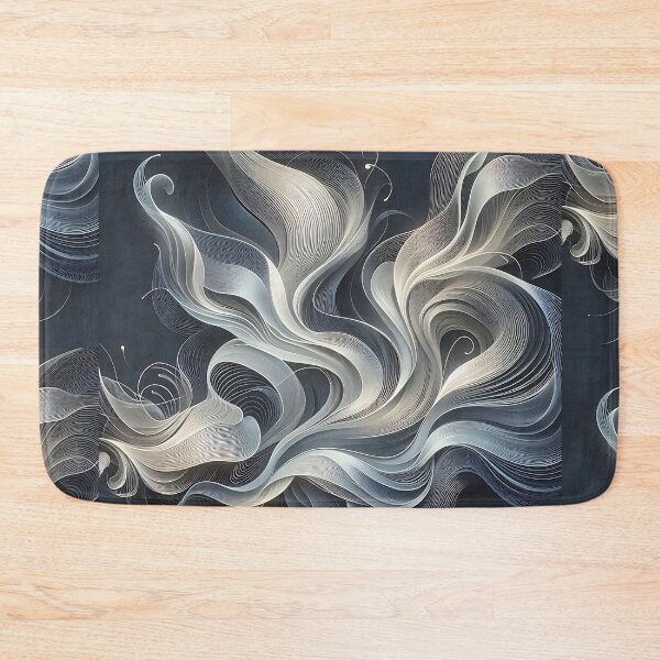 Item preview, Abstract Blue Ribbons designed and sold by Intriguing Designs.