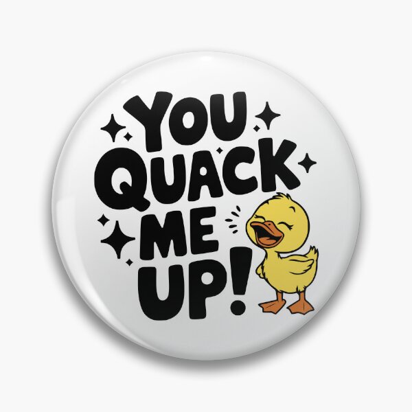 Item preview, You Quack me up! Cute Duckling Pun designed and sold by PMCreative.