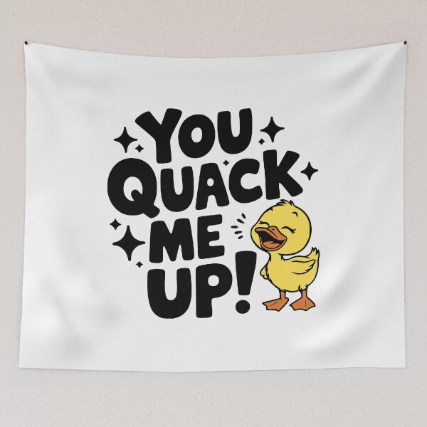 Item preview, You Quack me up! Cute Duckling Pun designed and sold by PMCreative.