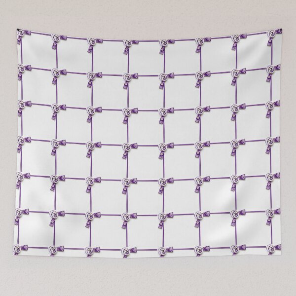 Item preview, Japanese Decorative Cord – Mizuhiki-Inspired Design - Purple01 designed and sold by SajuArtZen.