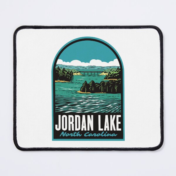 Item preview, Jordan Lake North Carolina Retro designed and sold by HalpinDesign.