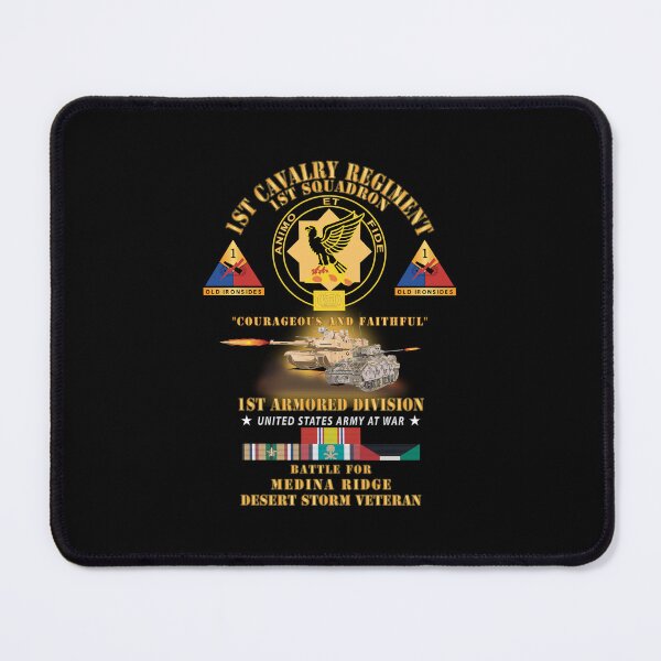 Item preview, Army - 1st Squadron 1st Cavalry Regiment - 1st AD - Battle Medina Ridge w M1 - M2 - D designed and sold by Military Insignia Products.