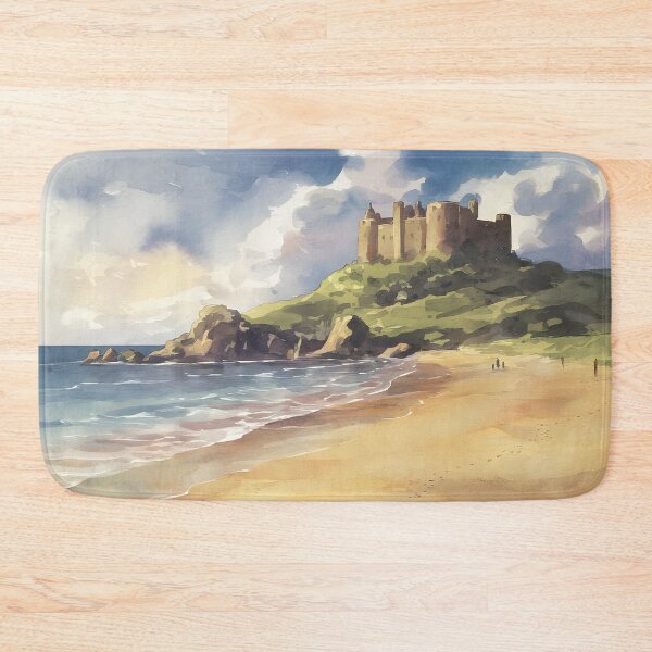 Item preview, Bamburgh Beach: Golden Sands and Castle Views designed and sold by LSVart.
