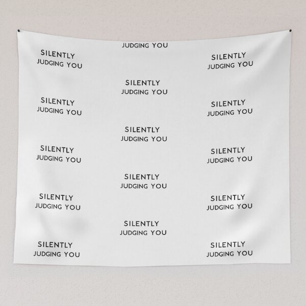 Item preview, Silently Judging You in Helvetica Bold – Meta minimalism designed and sold by StormArte.
