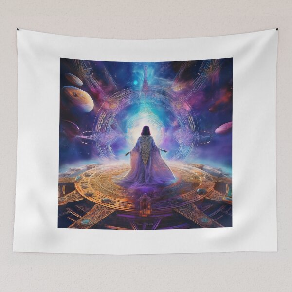 Item preview, The Galactic Shaman of the Sacred Crystal designed and sold by HighestMind_888.