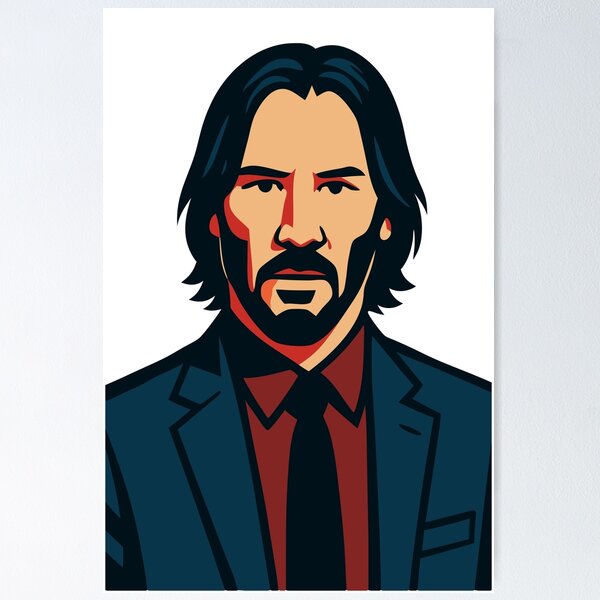 Artikel-Vorschau von Keanu Reeves, designt und verkauft von W Sobalvarro.