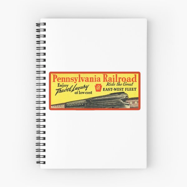 Item preview, Vintage Pennsylvania Railroad - Enjoy Travel Luxury - Ride The Great East West Fleet designed and sold by QuayTradingCo.