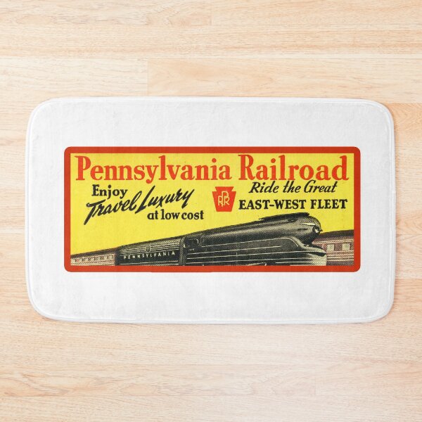 Item preview, Vintage Pennsylvania Railroad - Enjoy Travel Luxury - Ride The Great East West Fleet designed and sold by QuayTradingCo.