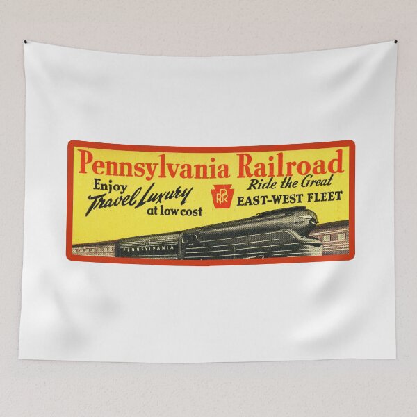 Item preview, Vintage Pennsylvania Railroad - Enjoy Travel Luxury - Ride The Great East West Fleet designed and sold by QuayTradingCo.