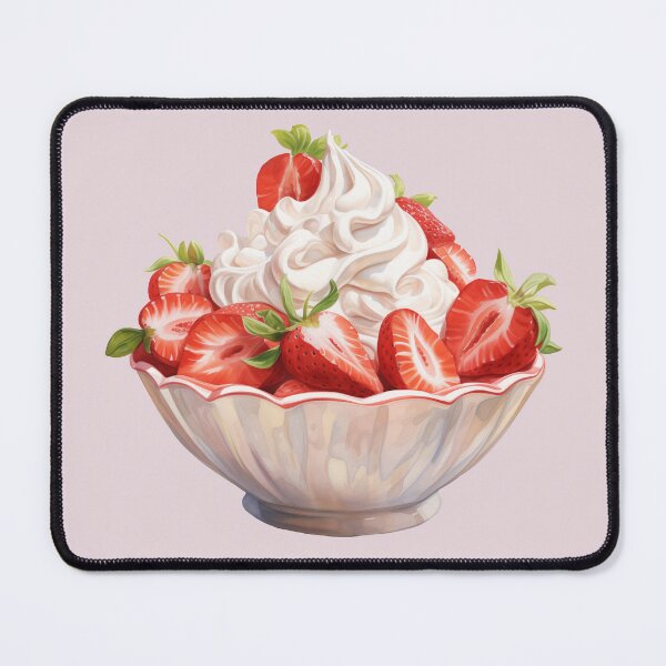 Item preview, Strawberries and Cream designed and sold by Violet Peonies.