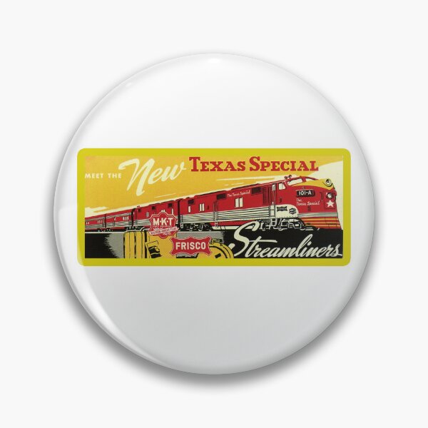 Item preview, Vintage Frisco Railroad - Texas Special Streamliners designed and sold by QuayTradingCo.