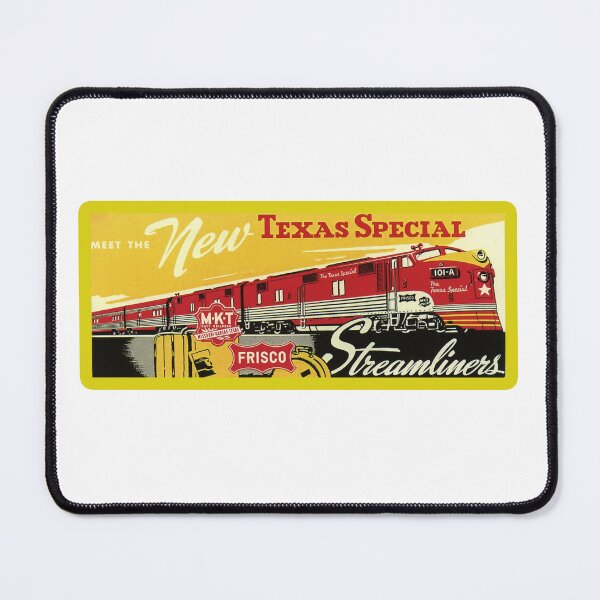 Artikelvorschau, Vintage Frisco Railroad - Texas Special Streamliners entworfen und verkauft von QuayTradingCo.