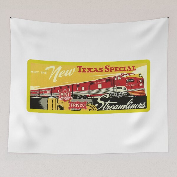Item preview, Vintage Frisco Railroad - Texas Special Streamliners designed and sold by QuayTradingCo.