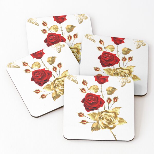 Item preview, Nature Golden Rose and Butterflies. designed and sold by Trends Art Creations .