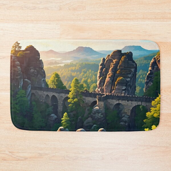 Item preview, Bastei Bridge: Dramatic Stone Archway of Saxon Switzerland designed and sold by LSVart.