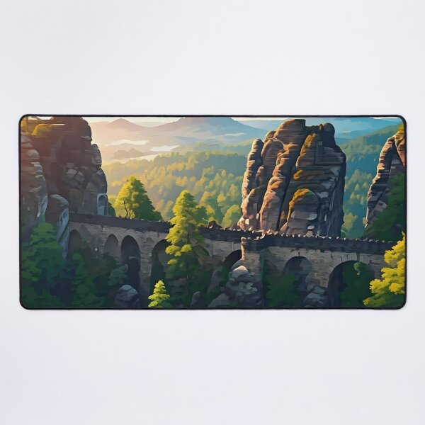 Item preview, Bastei Bridge: Dramatic Stone Archway of Saxon Switzerland designed and sold by LSVart.