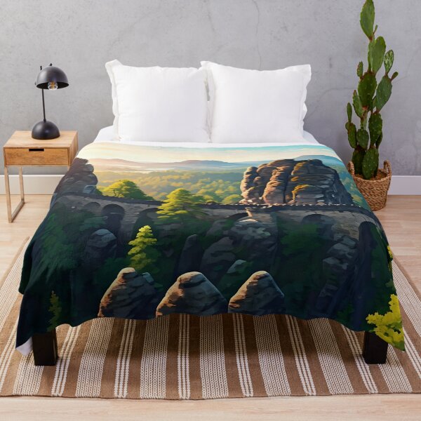 Item preview, Bastei Bridge: Dramatic Stone Archway of Saxon Switzerland designed and sold by LSVart.