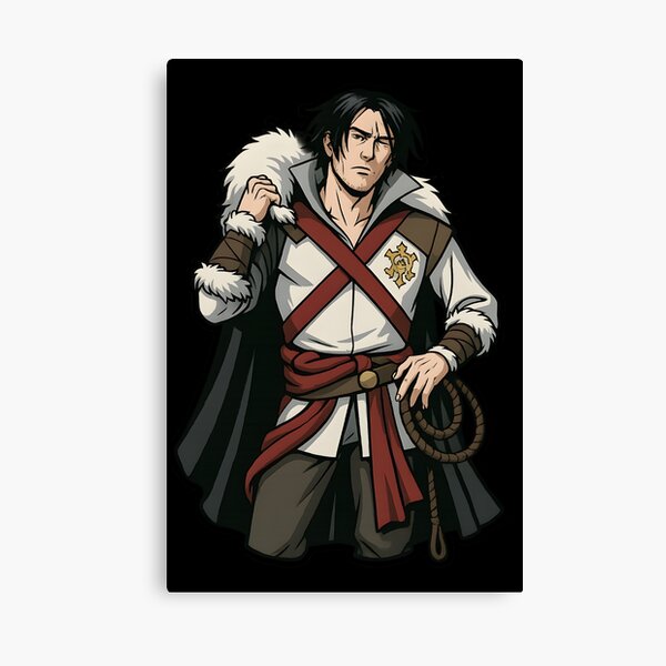Aperçu de l'œuvre Castlevania Netflix Fanart – Autocollant vectoriel Trevor Belmont | Design animé de haute qualité créée et vendue par WAUZ.