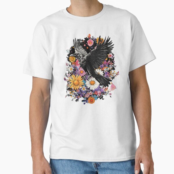 Item preview, Raven in the Flower Field 4 designed and sold by NocturNeon-Art.