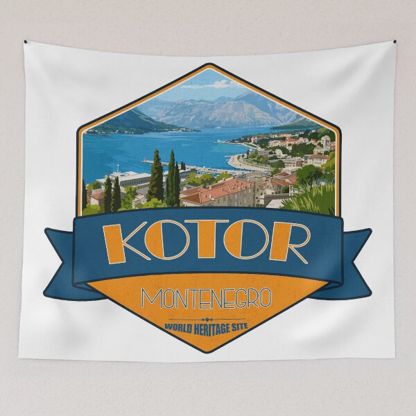 Item preview, Kotor Montenegro World Hertitage Site designed and sold by Wanderful-roads.
