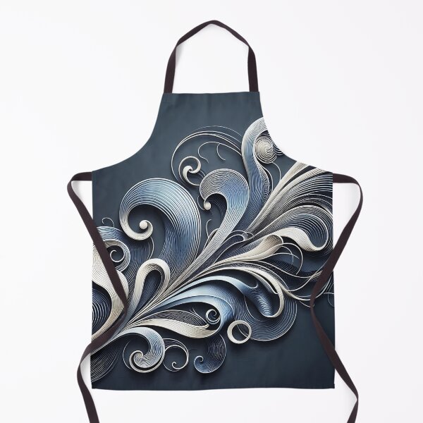 Item preview, Abstract Blue Ribbons designed and sold by Intriguing Designs.
